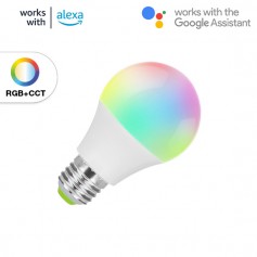 Lampada LED E27 11W smart RGB+CCT WiFi - Amazon Echo e Google Home
