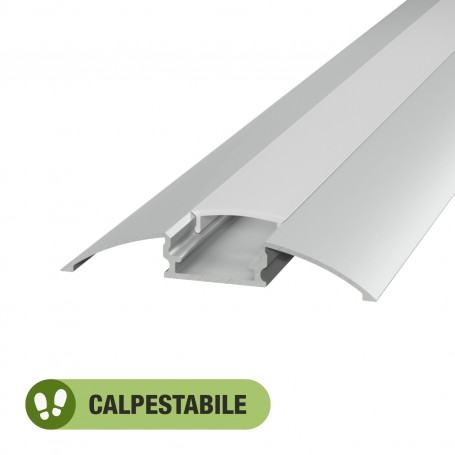 Profilo Calpestabile Alluminio da 1m o 2m per striscia LED