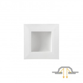 Faretto Da Incasso Quadrato Led 45w 18.8x18.8 cm Orientabile