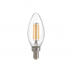 Lampada LED E14 6W a Filamento 150lm/W, No Flickering - C35