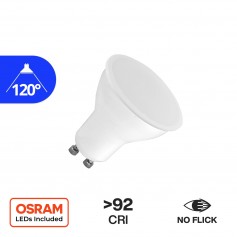 Faretto LED GU10 8W, angolo 120°, CRI92, No-Flickering - OSRAM LED