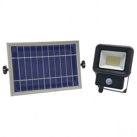 Faro LED 20W ad energia Solare - Professional - Incluso di Batteria